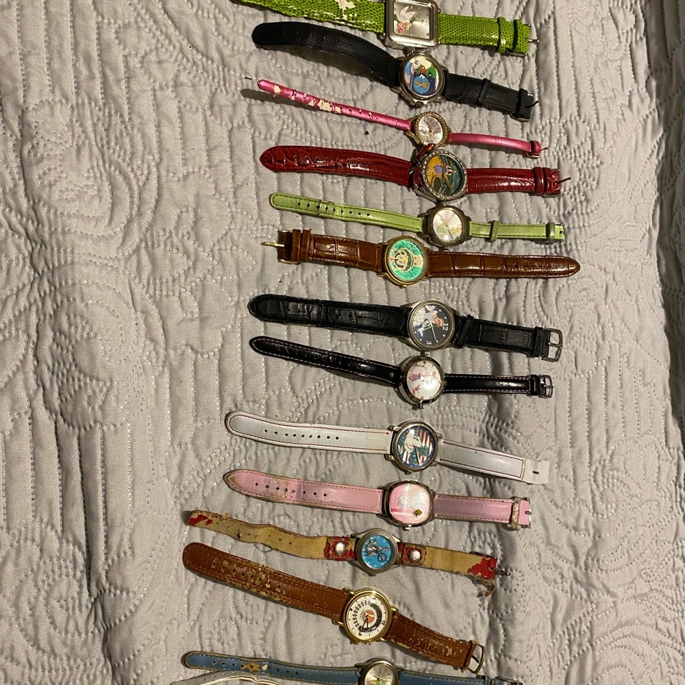 12 Old Disney watches